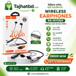 RECRSI RE-NY060 Wireless Neckband Earphones | 200-Hour Battery | HD Calls | Magnetic Design | TF Card Support | Type-C Charging | Sports & Gym Ready