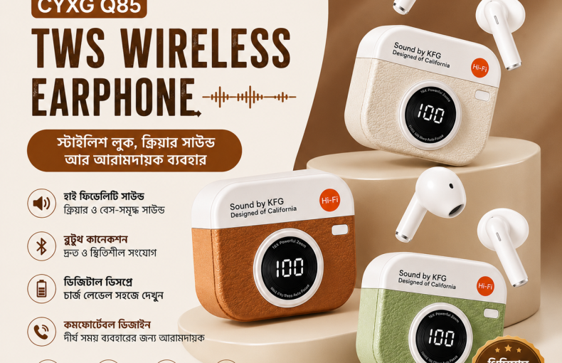 CYXG Q85 TWS Wireless Earphone